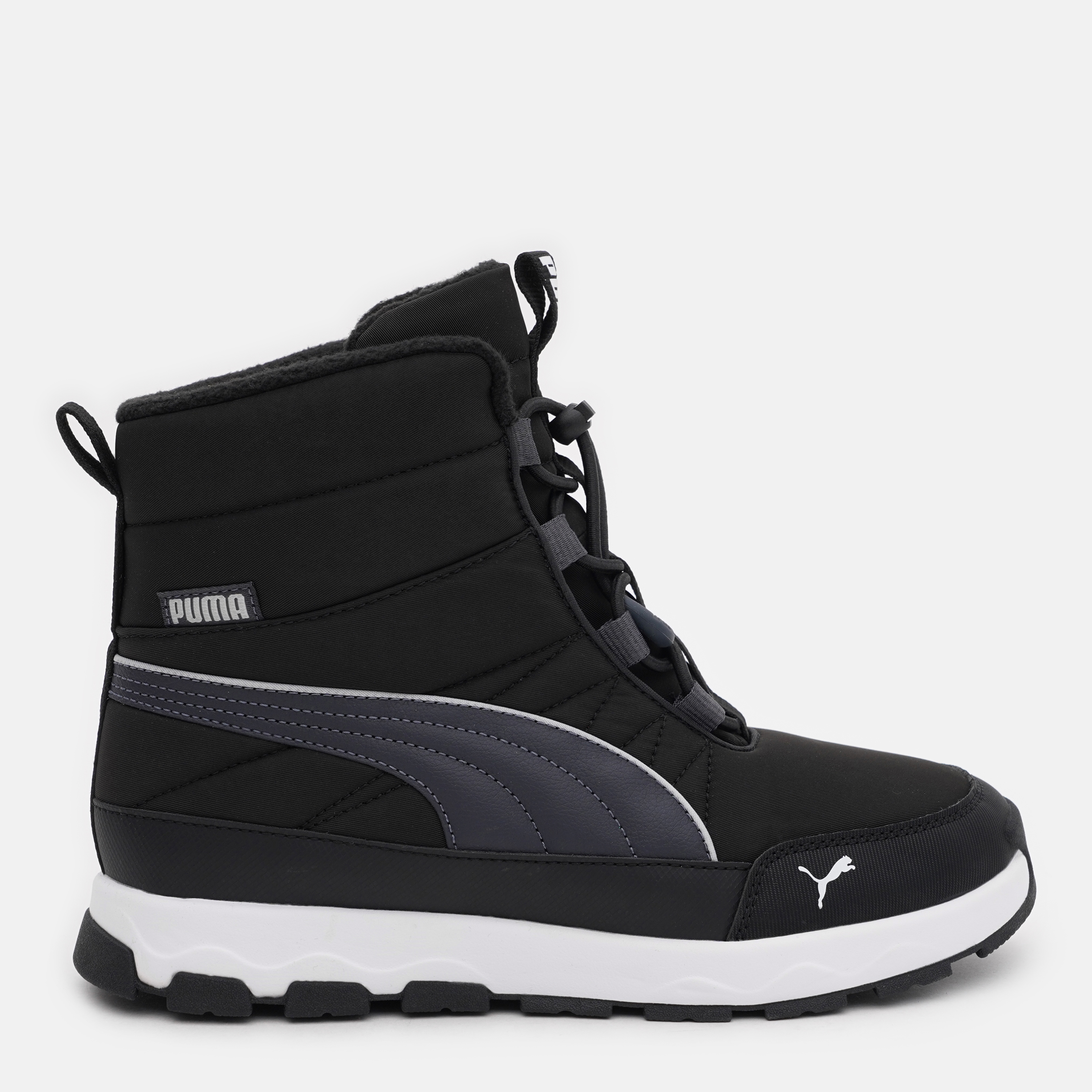 Акція на Підліткові зимові черевики для хлопчика Puma Evolve Boot Jr 39264401 37 (4) Puma Black-Strong Gray-Puma White від Rozetka