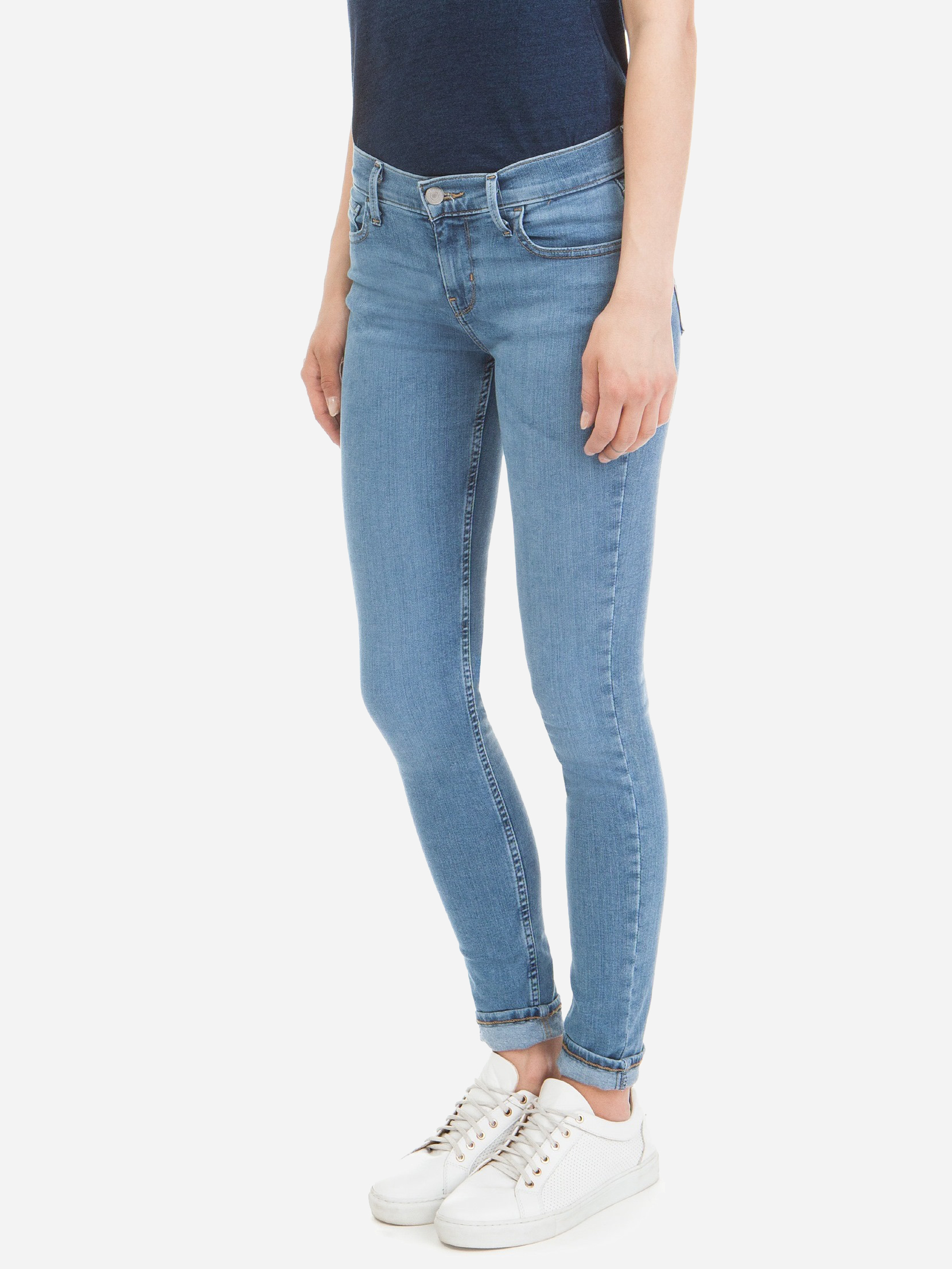 Акція на Джинси Skinny жіночі Levi's 710 Super Skinny 17780-0036 24-28 Сині від Rozetka