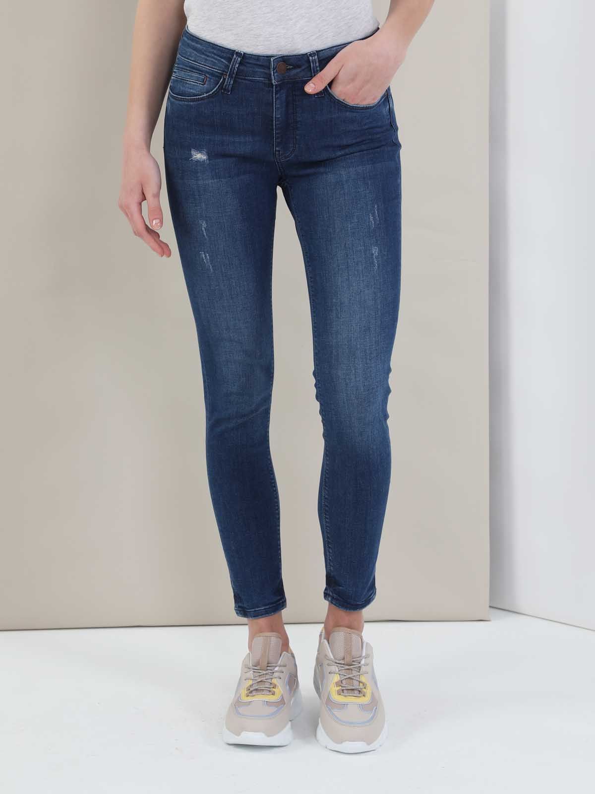 Акція на Джинси Skinny жіночі Colin's 759 Lara CL1049651DN40984 24-30 Сині від Rozetka