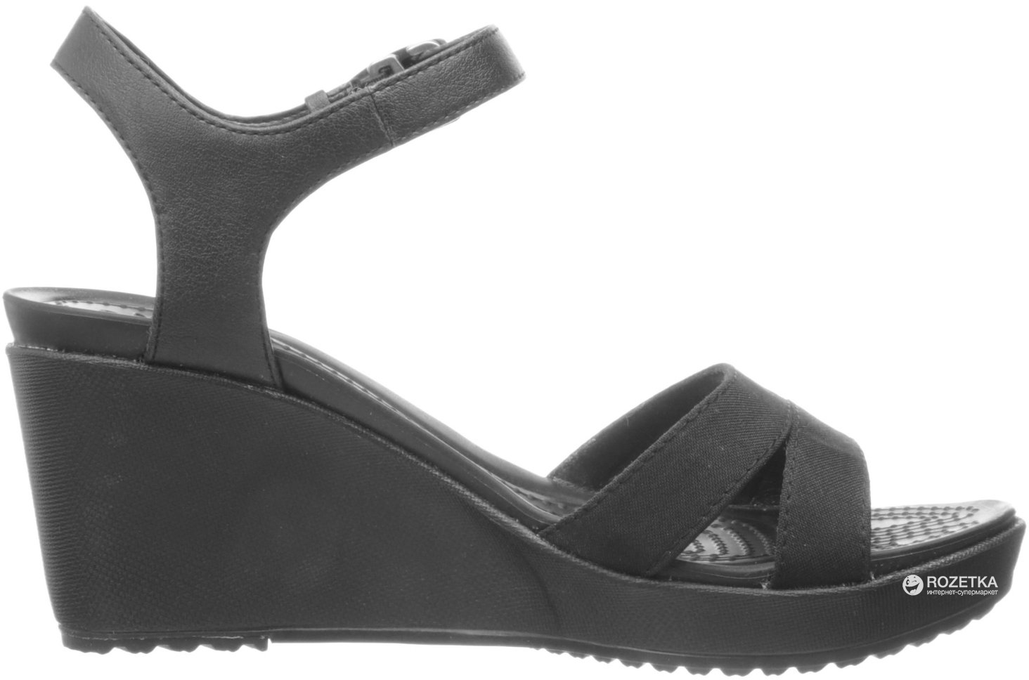 Crocs leigh ii outlet ankle strap wedge