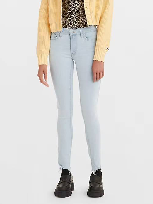 Акція на Джинси Skinny жіночі Levi's 131263009 W24L30 Блакитні від Rozetka