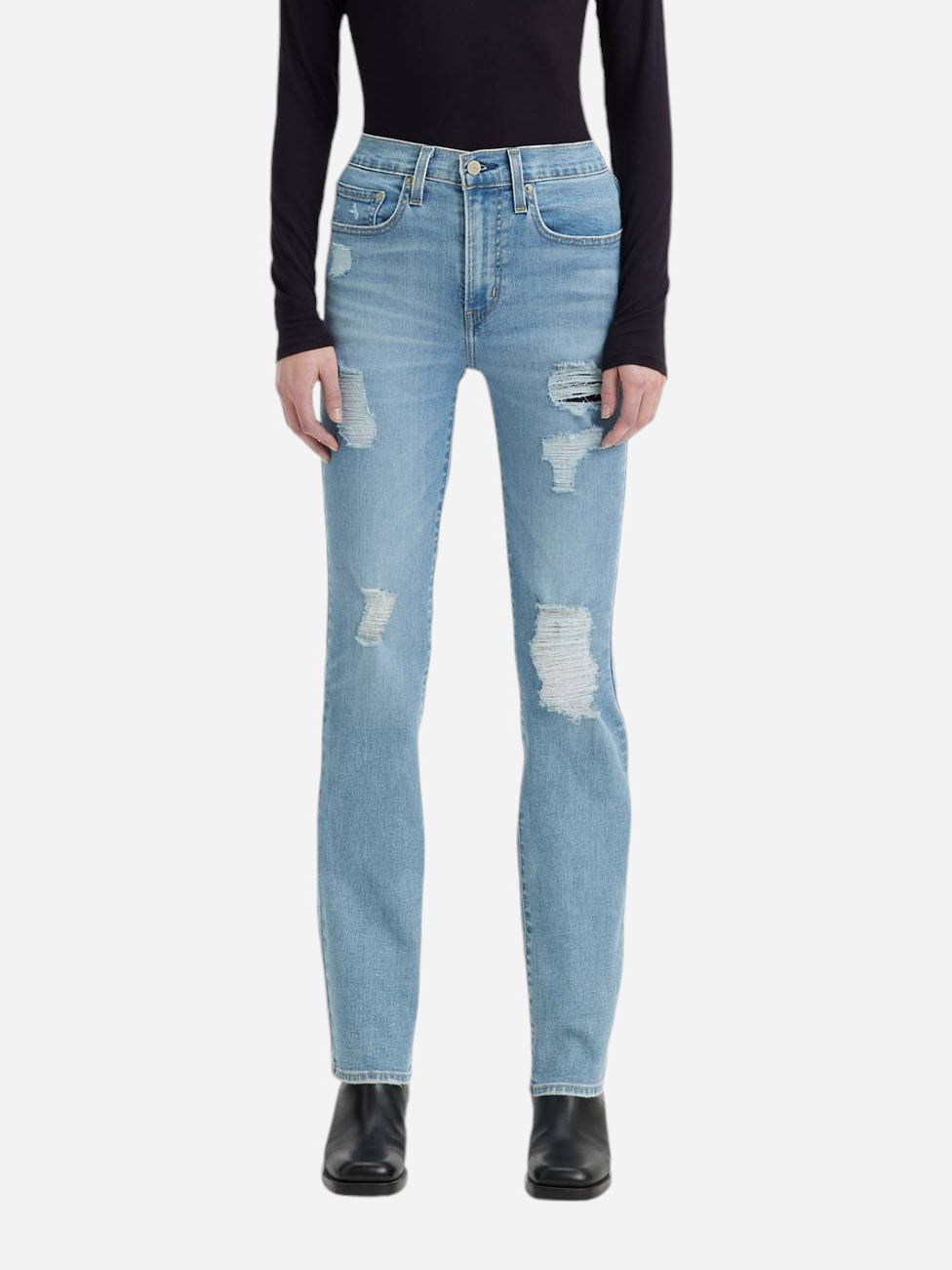 Акція на Джинси Regular Fit жіночі Levi's 770694228 W26 L30 Блакитні від Rozetka