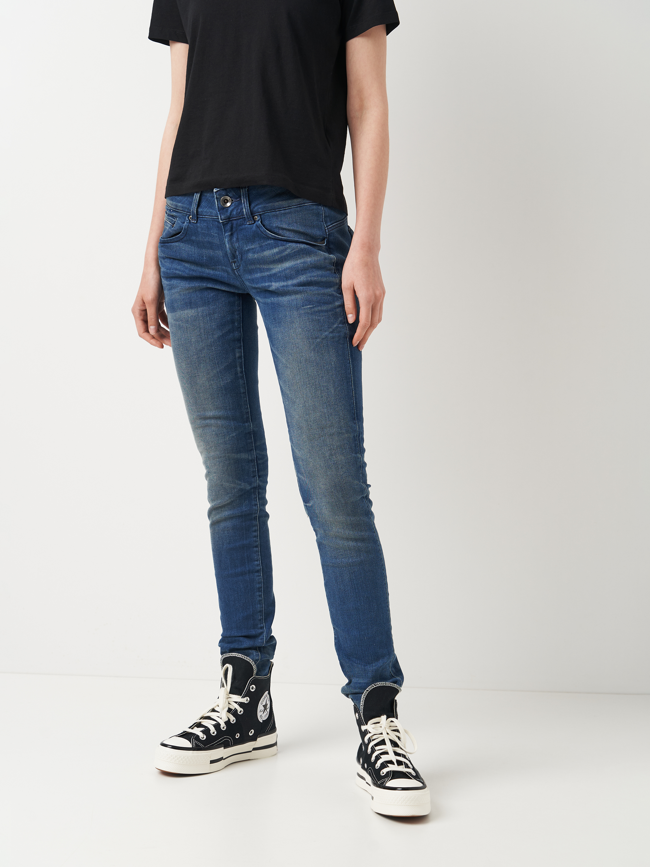 Акція на Джинси Skinny жіночі G-Star Raw 60883-6550-071 27-32 Сині від Rozetka