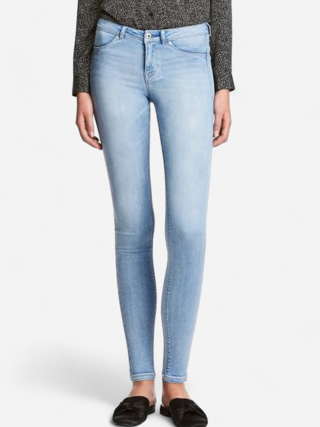 Акція на Джинси Skinny жіночі H&M 0400246 W26L30 Блакитні від Rozetka