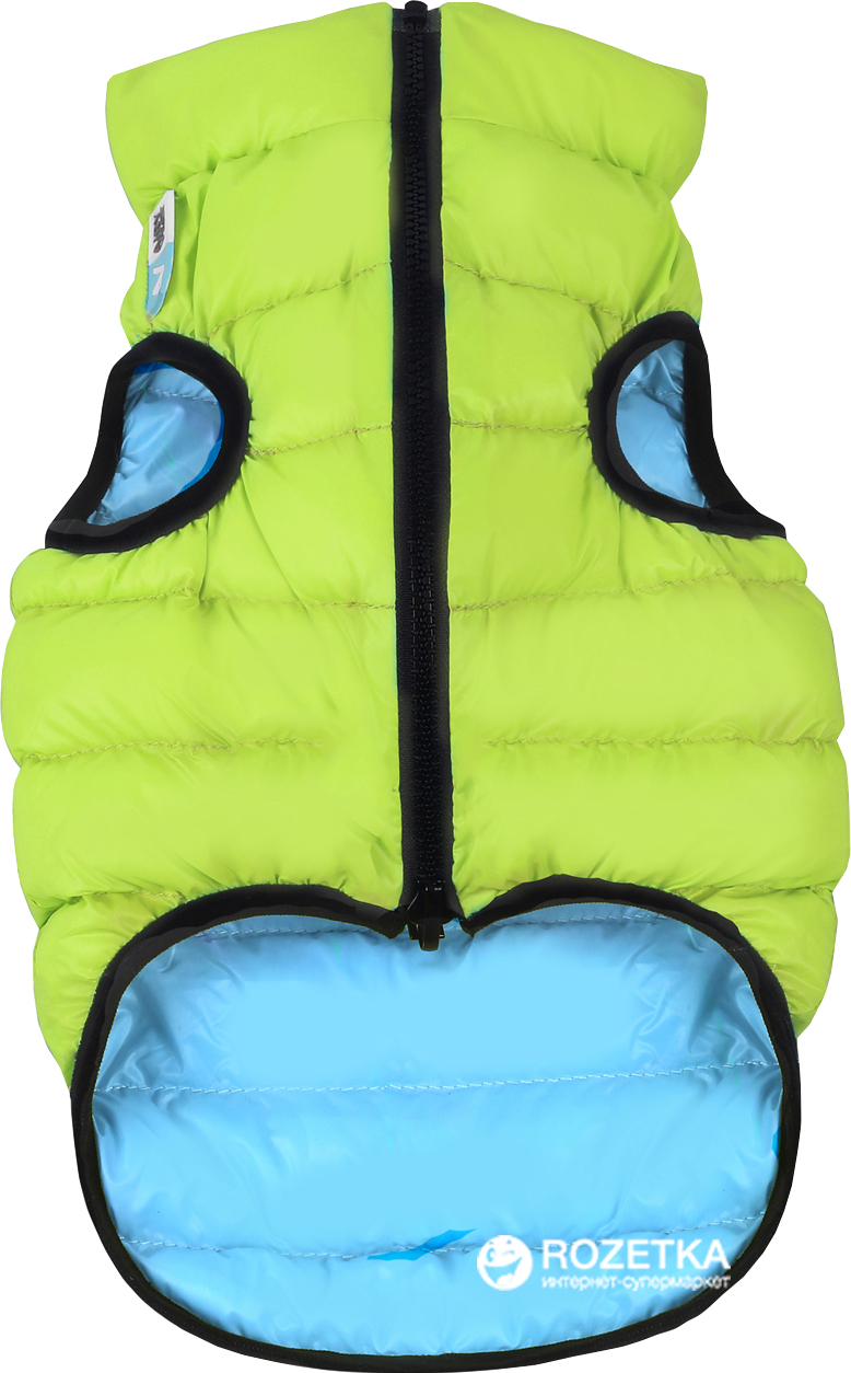 

Двусторонняя курточка для собак Airy Vest для маленьких собак S 35 Салатово-голубая (1601)