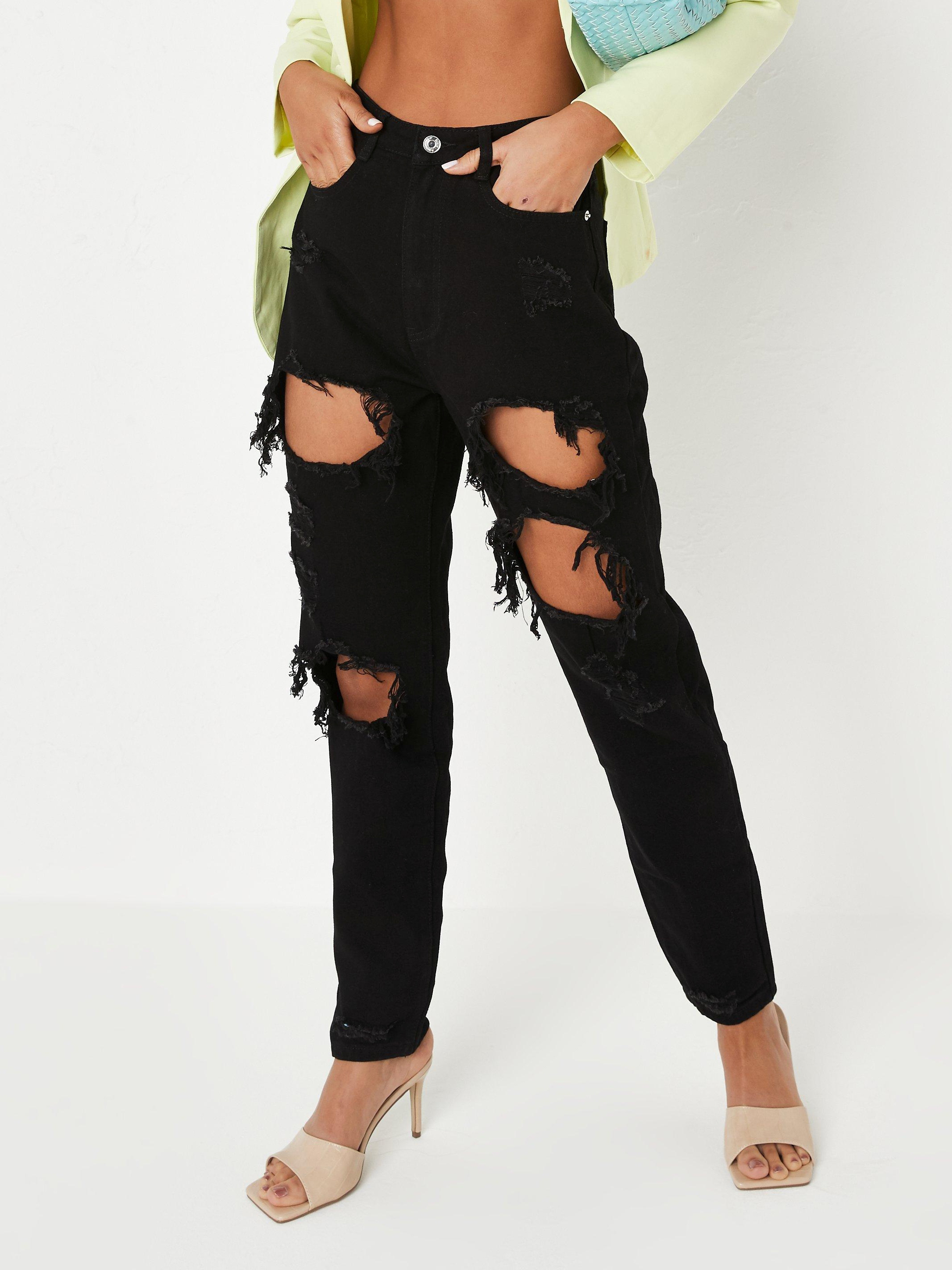 Акція на Джинси Regular Fit жіночі Missguided G1805934 38 Чорні від Rozetka