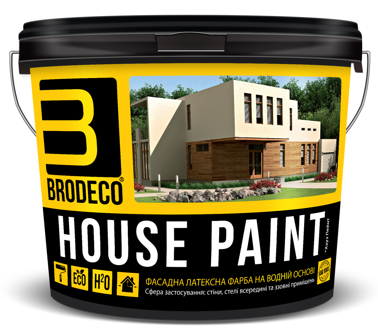 

Фасадная латексная краска Brodeco House Paint 5 л.