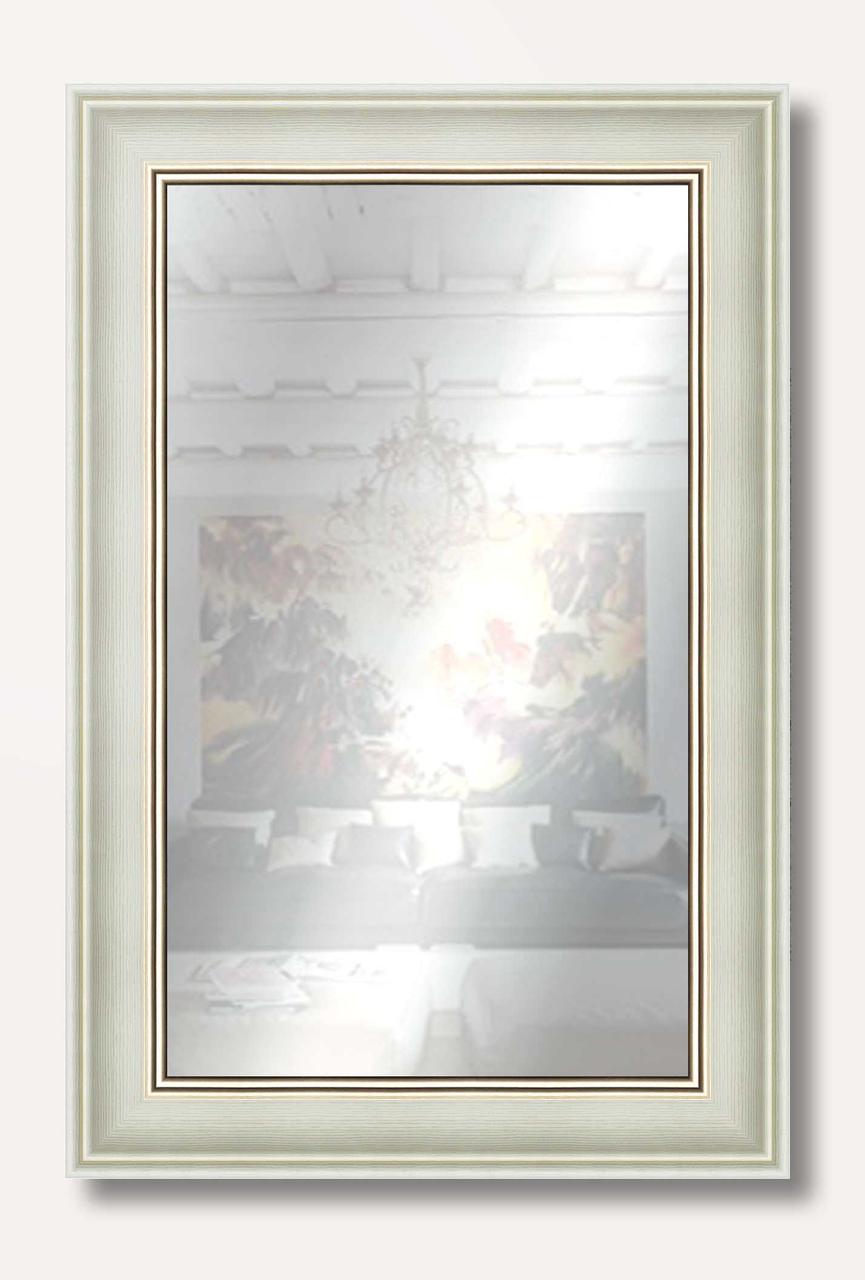 

Зеркало настенное в раме Factura White prince 45х68 см белое