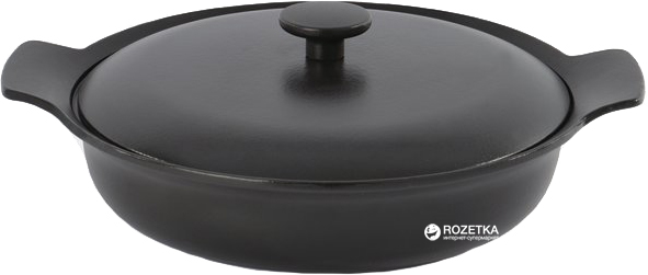 

Сотейник BergHOFF Ron чугунный с двумя ручками 28 см