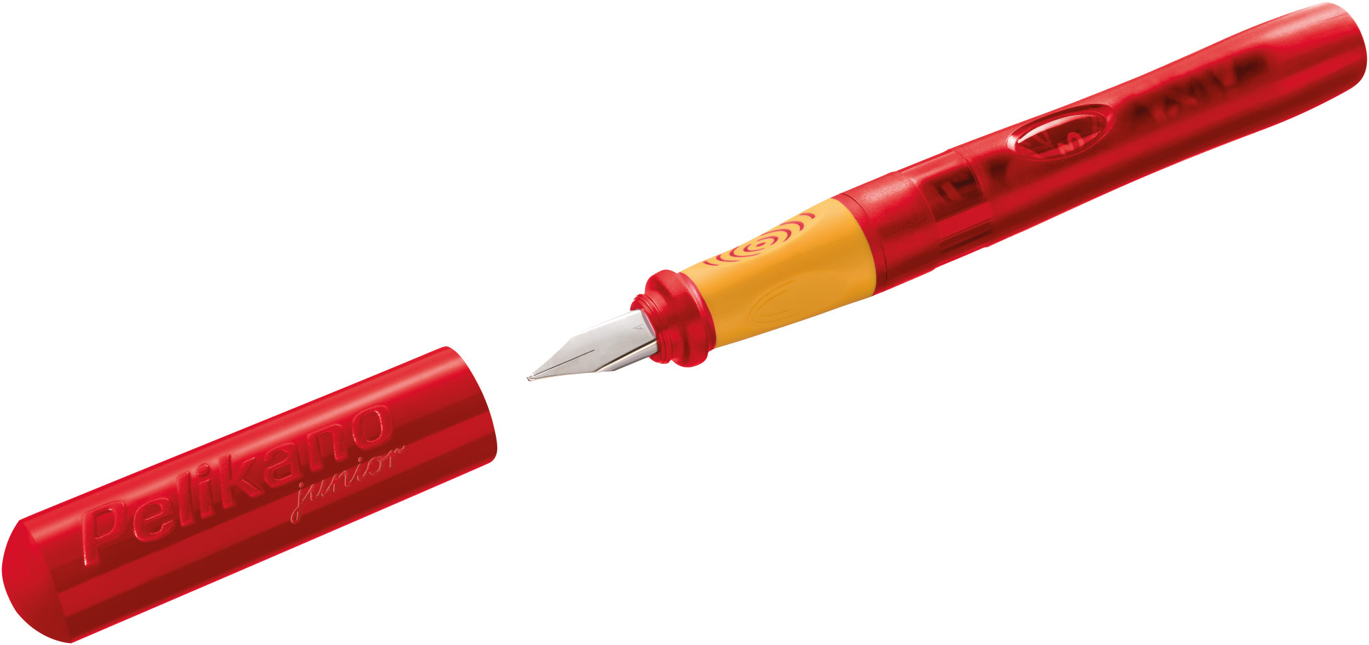 

Ручка перьевая для левши Pelikan Junior Red Синяя Красный корпус (940924)