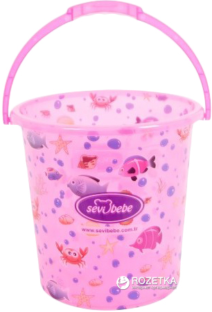 

Ведро для воды Sevi Bebe Прозрачное Розовое (8692241110024)