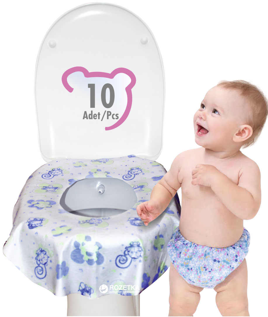 

Одноразовые накладки на унитаз Sevi Bebe 10 шт (8692241102395)