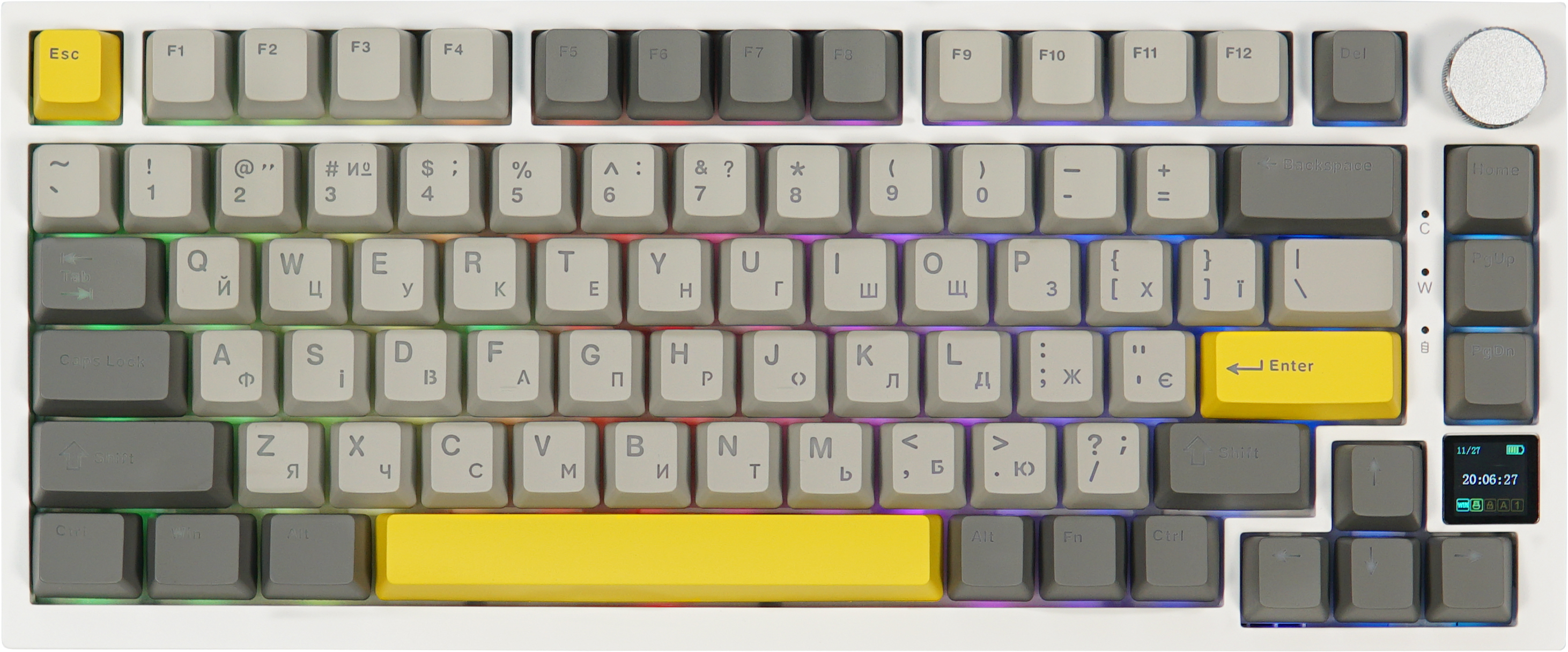 Клавиатура механическая беспроводная EPOMAKER Ajazz AK820 Pro 75