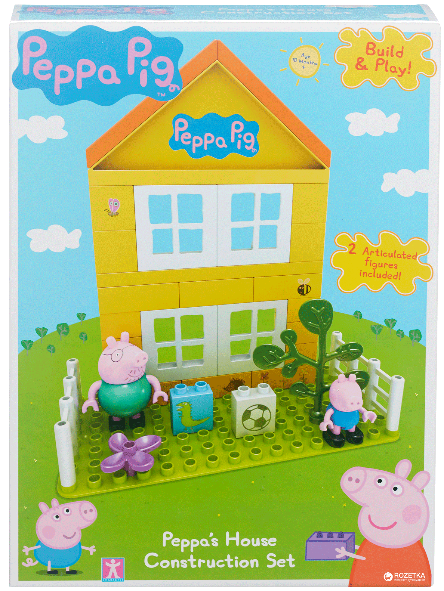 Конструктор Peppa Pig Загородный дом Пеппы 2 Фигурки 31 Деталь (06038)  (5029736060381) – фото, отзывы, характеристики в интернет-магазине ROZETKA  | Купить в Украине: Киеве, Харькове, Днепре, Одессе, Запорожье, Львове