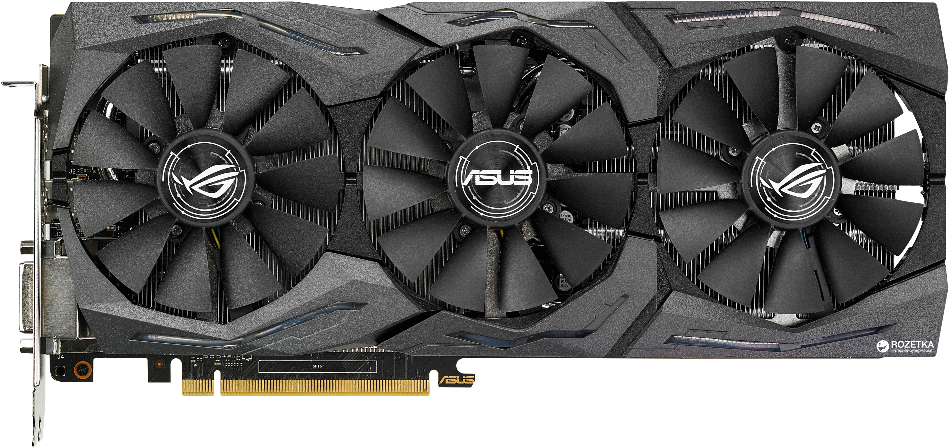 Відеокарта Asus PCI-Ex GeForce GTX 1060 ROG Strix 6GB GDDR5 (192bit)  (1620/8208) (DVI, 2 x HDMI, 2 x DisplayPort) (STRIX-GTX1060-O6G-GAMING) –  відгуки покупців | ROZETKA