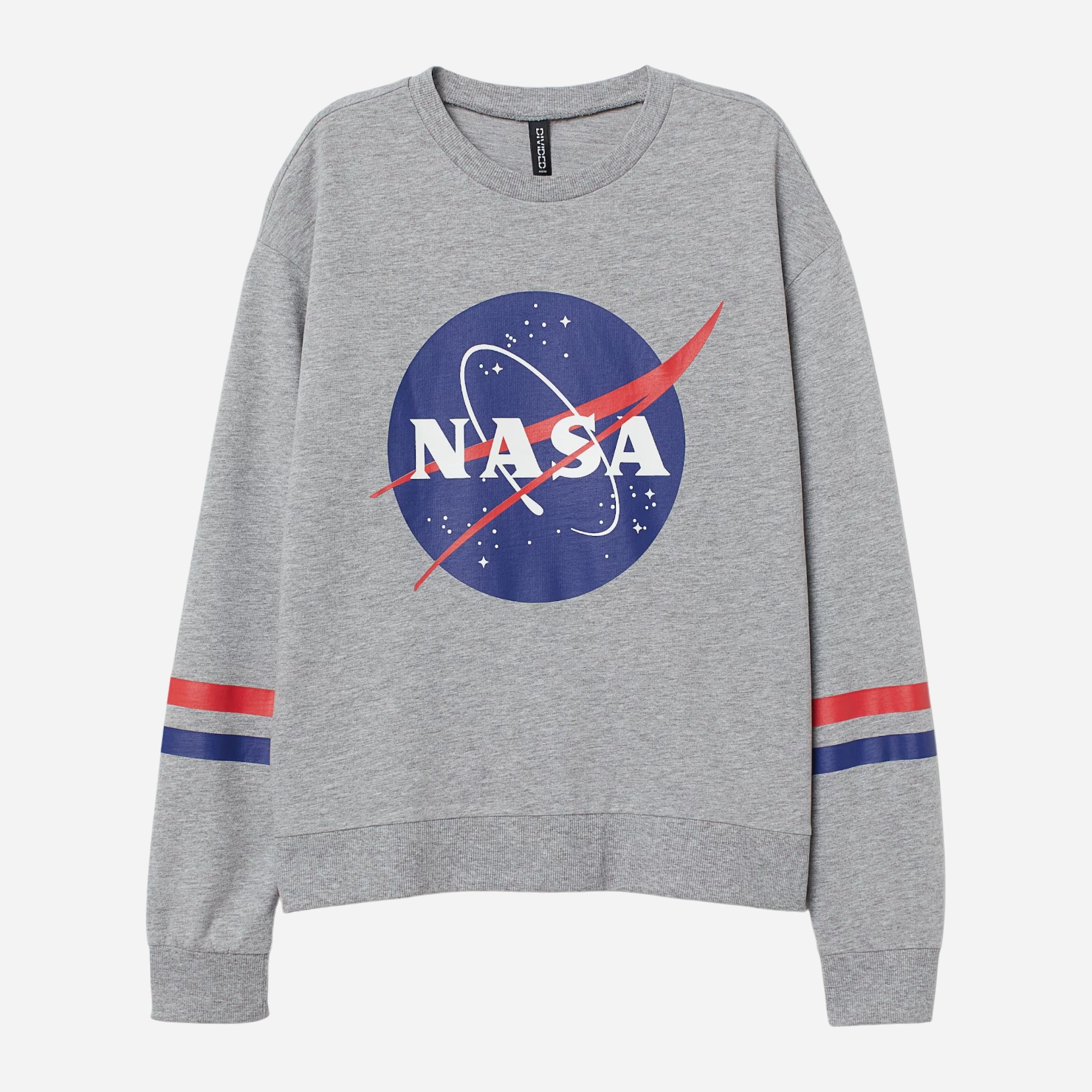 Акція на Світшот жіночий H&M 060698328 S Сірий_Nasa від Rozetka