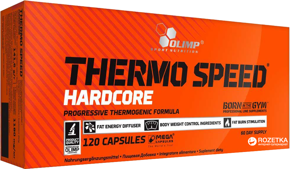 

Жиросжигатель Olimp Thermo Speed Hardcore 120 капсул (5901330039645)