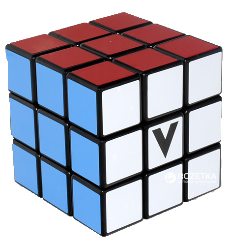 

Головоломка V-Cube Кубик Рубика 3х3 V3-BL Черный Плоский (5206457000173)