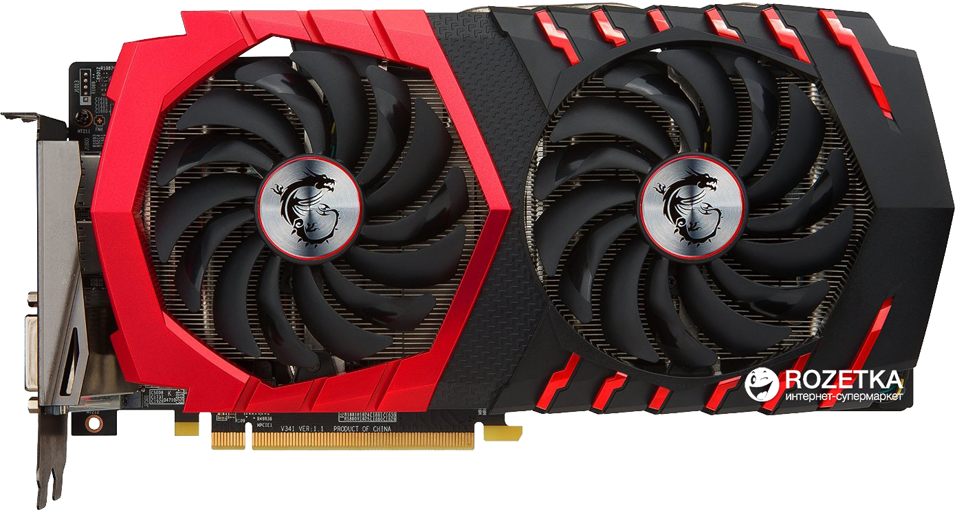 Видеокарта MSI PCI-Ex Radeon RX 470 Gaming X 4GB GDDR5 (256bit) (1242/6600)  (DVI, 2 x HDMI, 2 x DisplayPort) (Radeon RX 470 GAMING X 4G) – отзывы  покупателей | ROZETKA