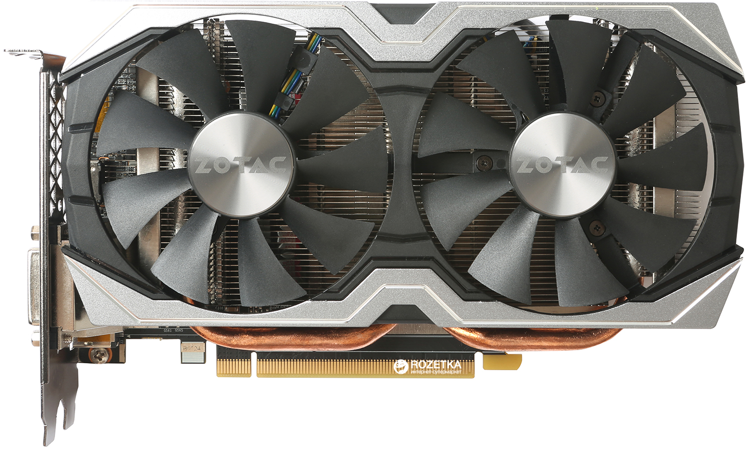 Видеокарта Zotac PCI-Ex GeForce GTX 1060 AMP Edition 6GB GDDR5 (192bit)  (1556/8000) (DVI, HDMI, 3 x DisplayPort) (ZT-P10600B-10M) – фото, отзывы,  характеристики в интернет-магазине ROZETKA | Купить в Украине: Киеве,  Харькове, Днепре,