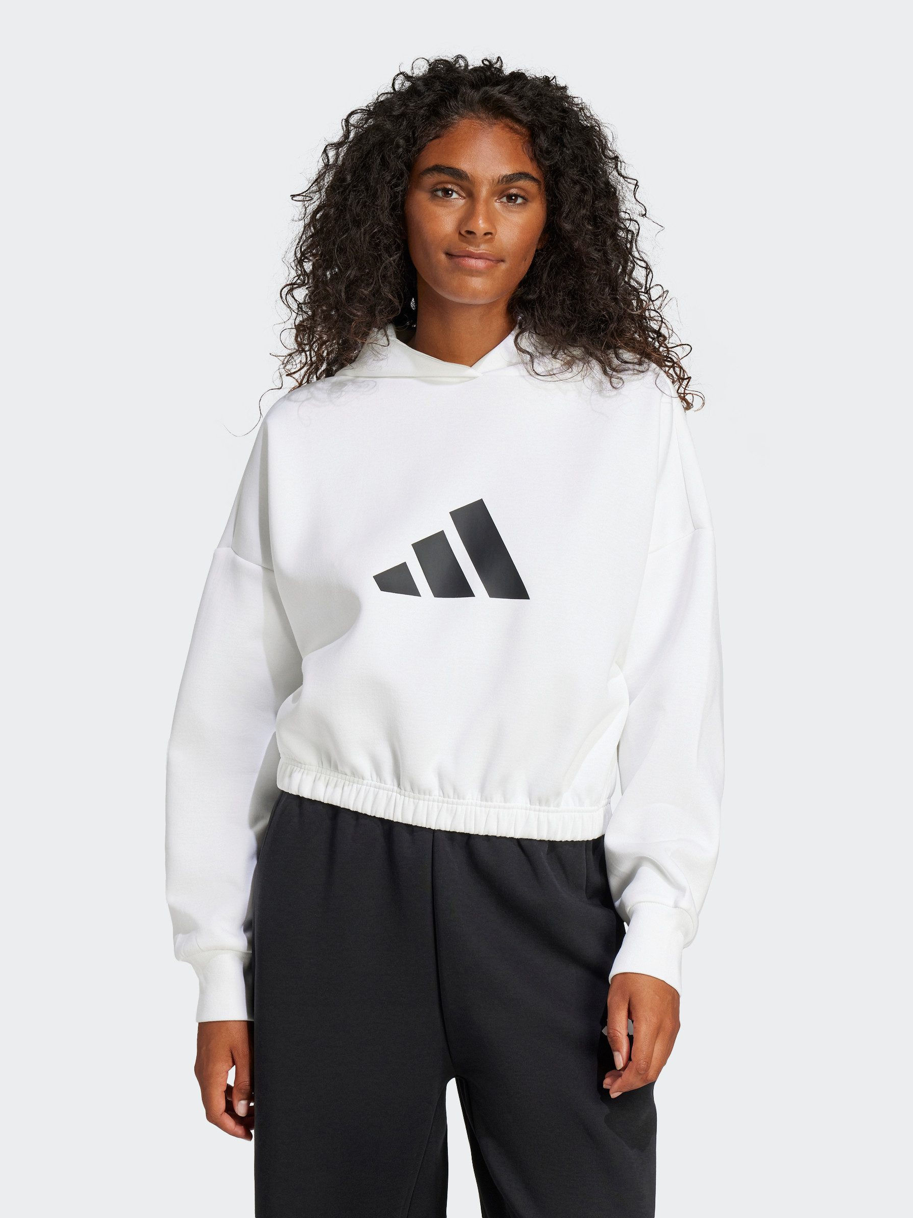 Акція на Худі жіноче Adidas W Fi 3B Oh Hd JE0137 L White від Rozetka