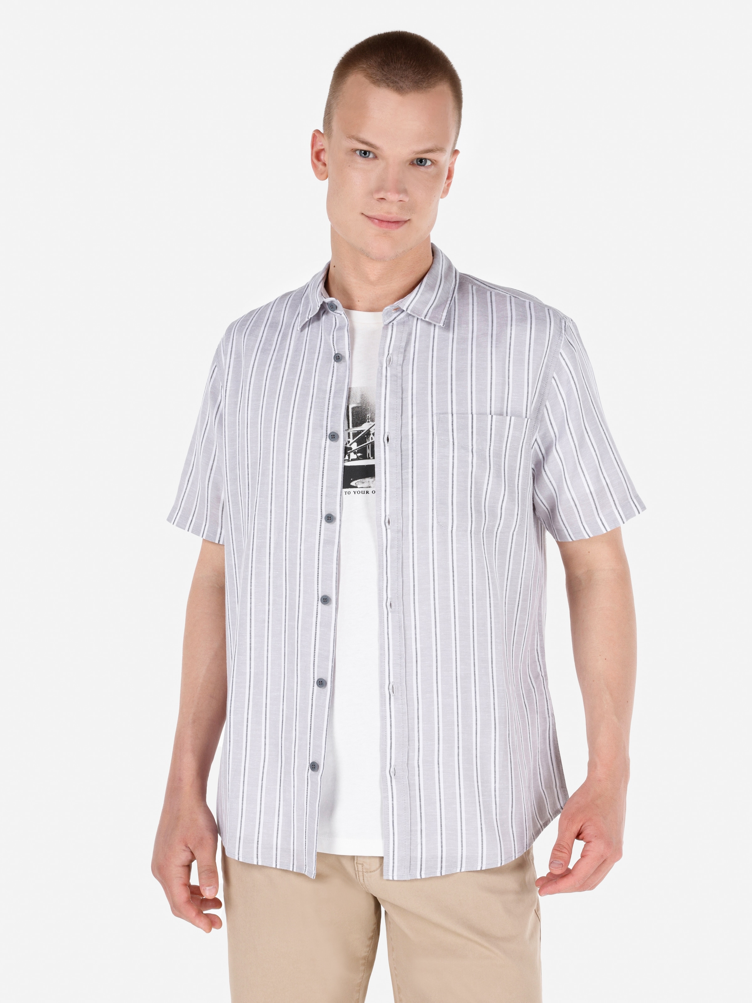 Сорочка літня чоловіча Colin's CL1067847GRA XL Gray від Rozetka на платформі USKIDKA Акція на Сорочка літня чоловіча Colin's CL1067847GRA XL Gray від Rozetka