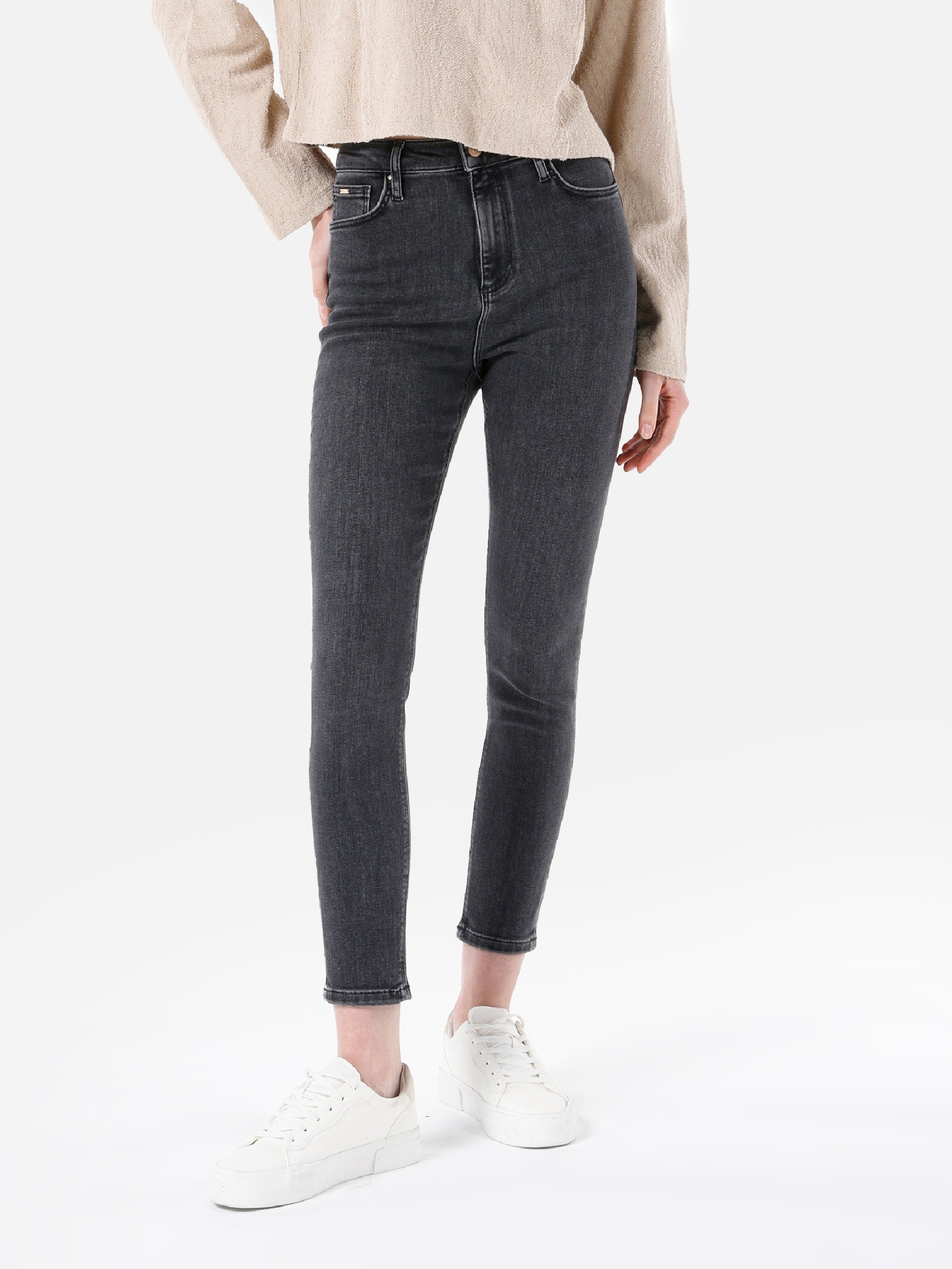 Акція на Джинси Skinny жіночі Colin's 760 Diana CL1067173DN43065 27-30 Asud Wash від Rozetka