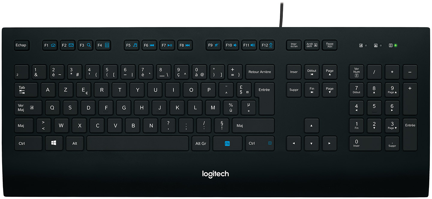 KLT Клавіатура дротова Logitech K280e USB (920-005217) – фото, відгуки