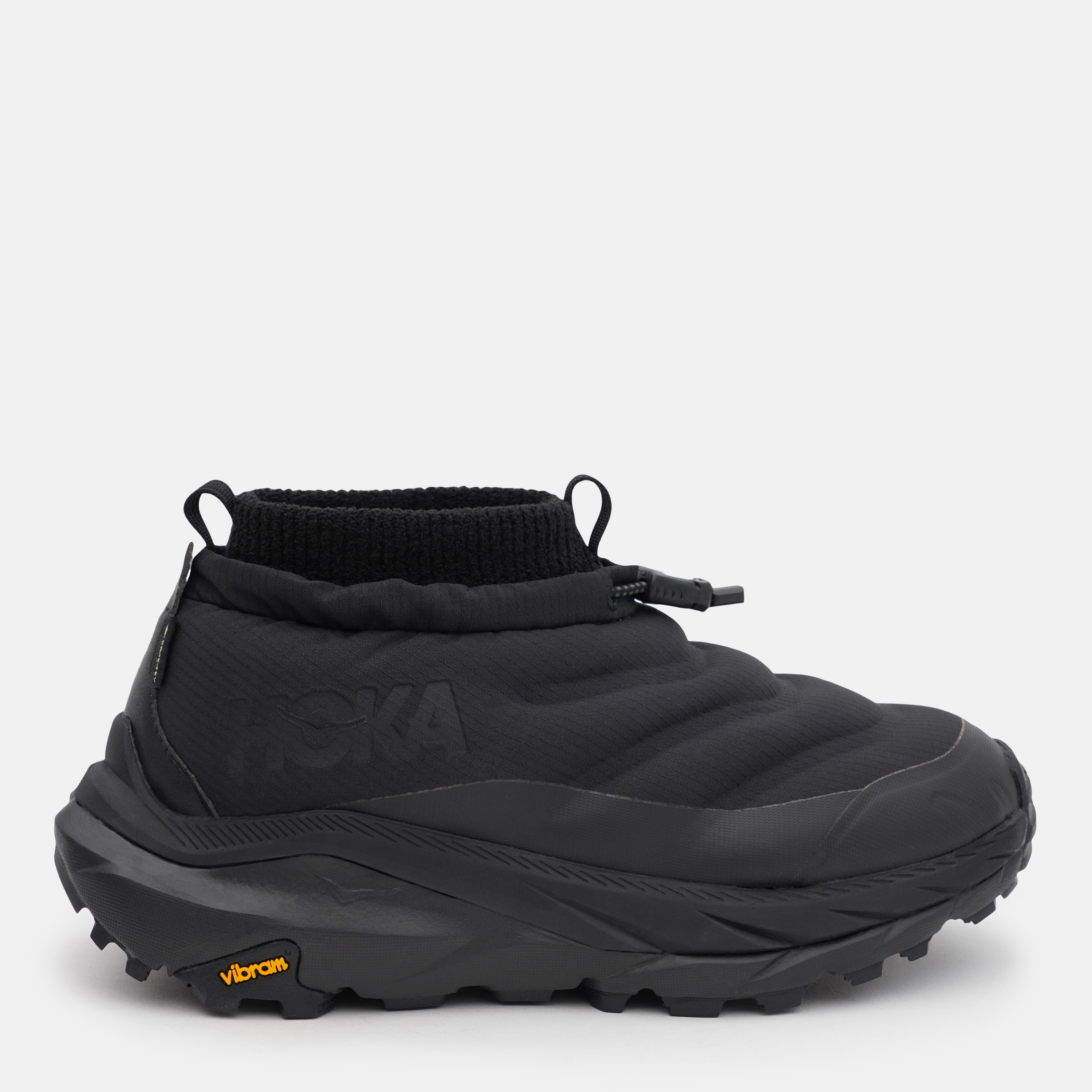 Акція на Жіночі зимові черевики низькі для туризму з Gore Tex HOKA ONE ONE Kaha 2 Frost Moc Gtx 1155196-BBLC 38 (6.5US) 23.5 см Чорні від Rozetka