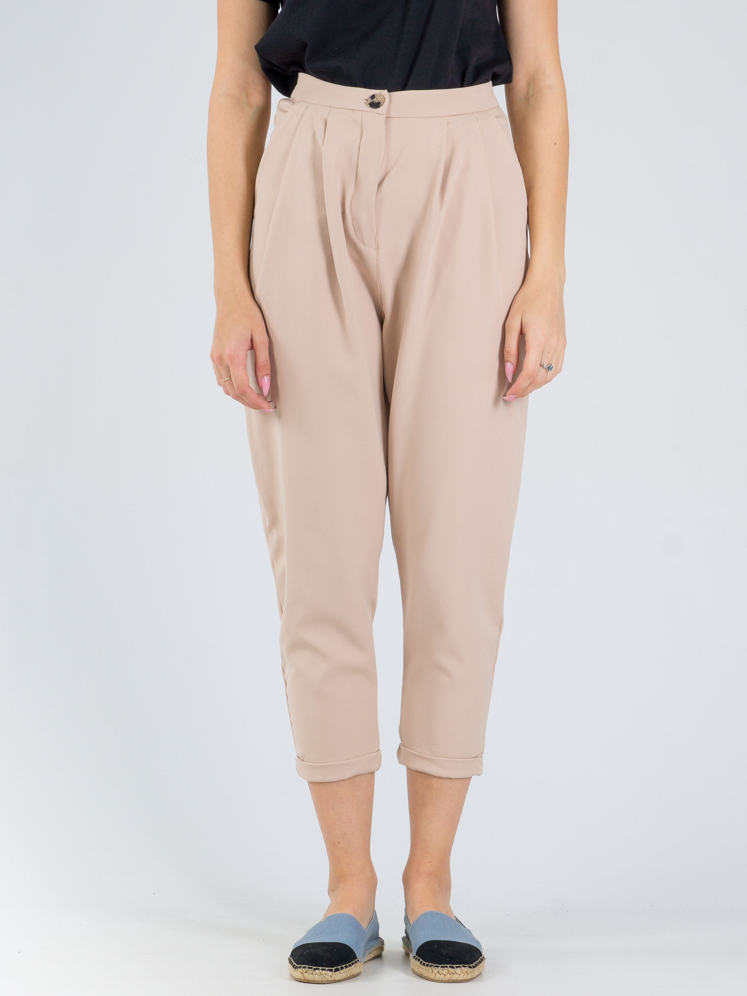 

Брюки BEBE PLUS 24669  Пудра, Брюки BEBE PLUS 24669 M Пудра