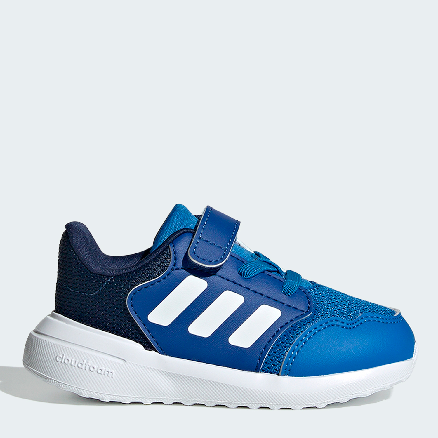 Акція на Дитячі кросівки для хлопчика Adidas Tensaur Run 3.0 El I IH7780 27 Broyal/Ftwwht/Dkblue від Rozetka