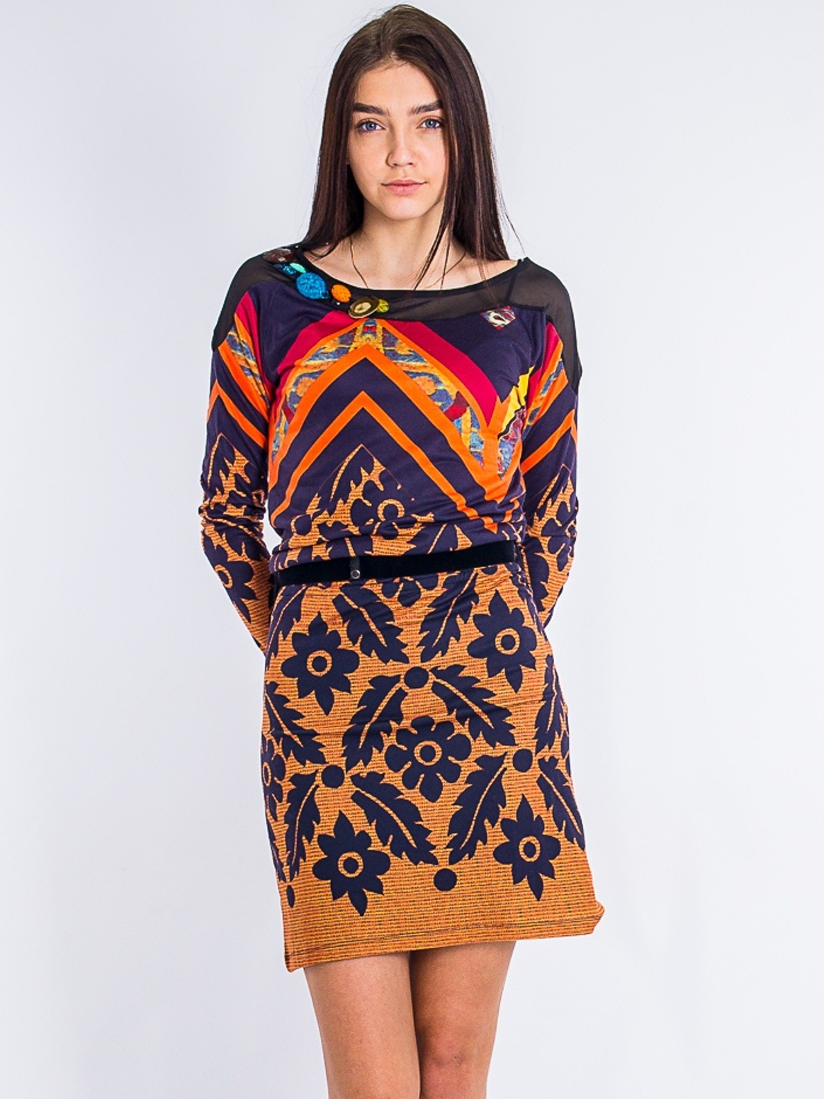 

Платье Desigual 37v2l09  Мультиколор, Платье Desigual 37v2l09 XS Мультиколор