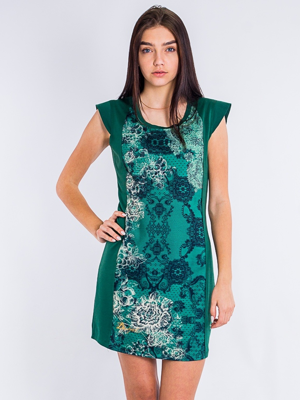 

Платье без рукавов Desigual 39v2067  Зеленый, Платье без рукавов Desigual 39v2067 M Зеленый