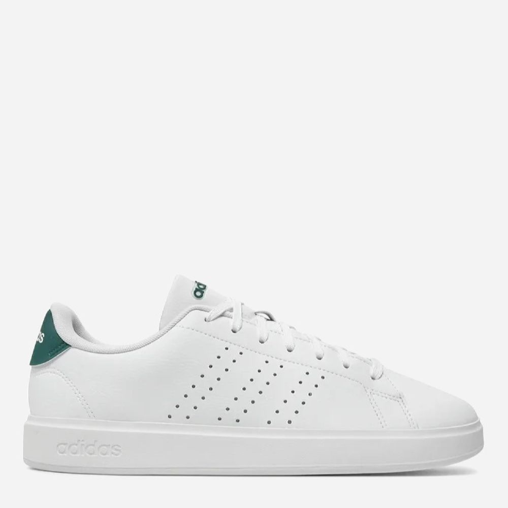 Акція на Чоловічі кеди низькі Adidas Advantage 2.0 IG9166 40 (6.5UK) 25 см Ftwwht/Cblack/Cgreen від Rozetka