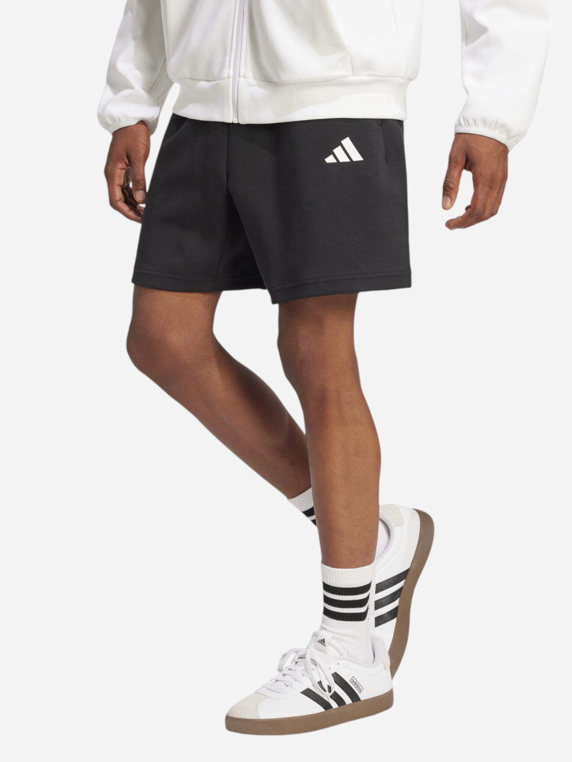 Акція на Шорти бавовняні короткі чоловічі Adidas M Fi Sl Short JD4956 L Black від Rozetka