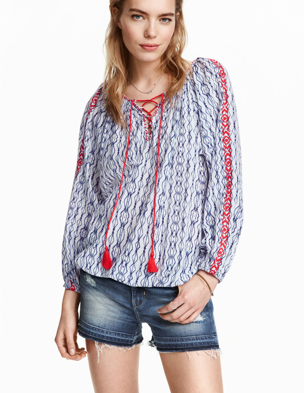 

Блуза H&M Ж1024356 цвет белый XL