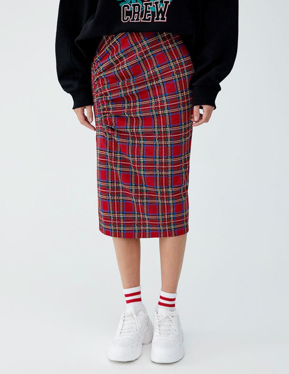 

Юбка PULL & BEAR Ж1046217 (9398/392/600) цвет красный S