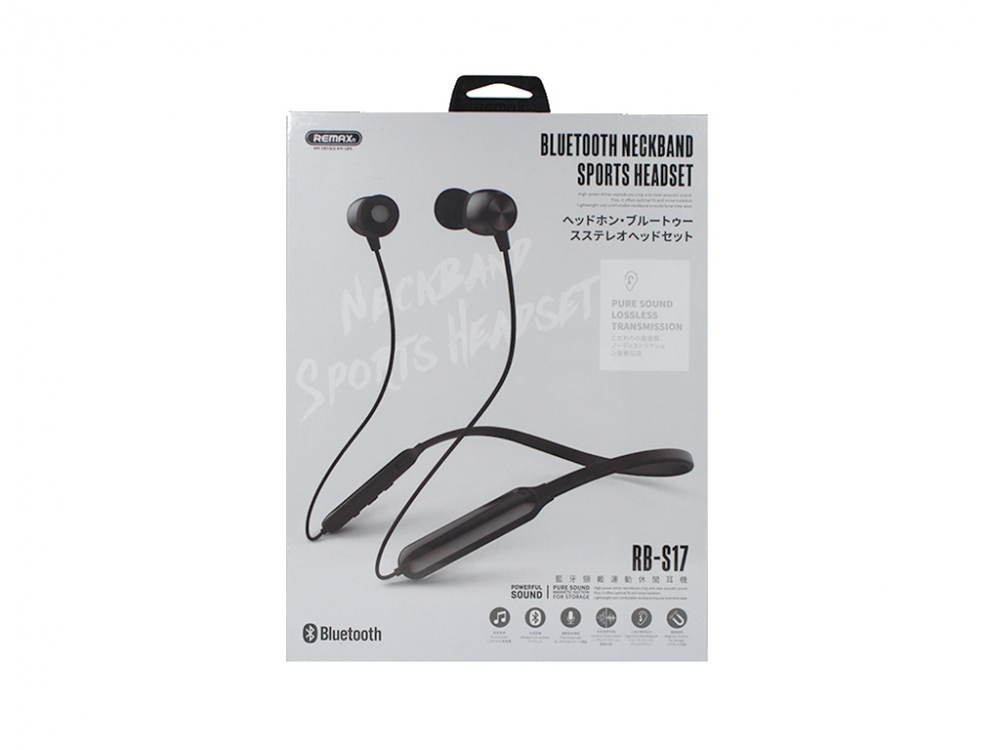 

Bluetooth наушники Remax RB-S17 Neckband Sports Headset Tarnish