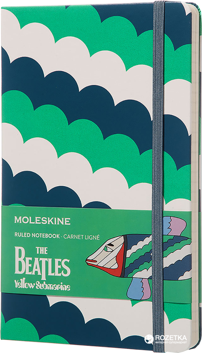 

Записная книга Moleskine Beatles 13 х 21 см 240 страниц в линейку Зелёный (8055002851572)