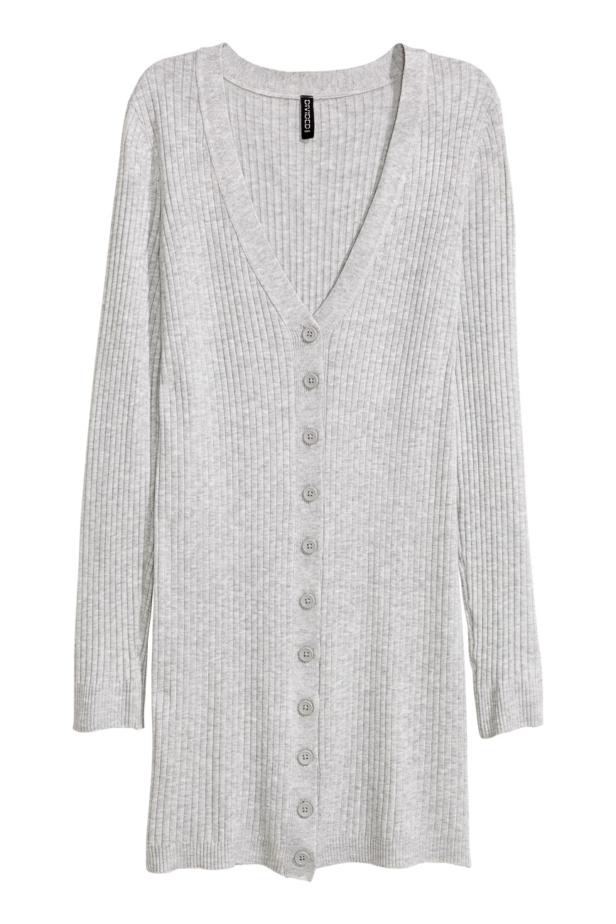 

Кардиган H&M Ж1045720 цвет серый M