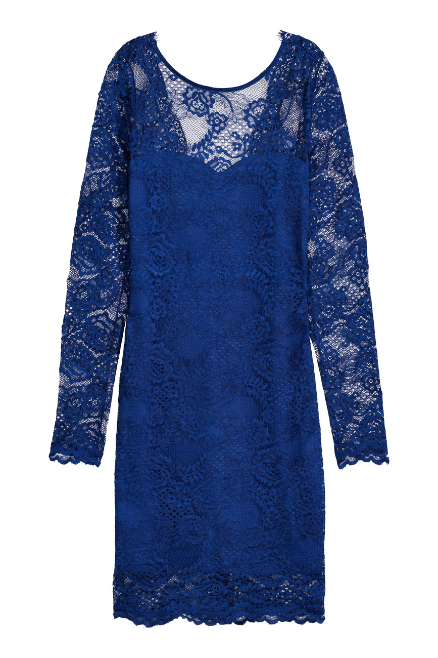 

Платье H&M Ж1043716 цвет синий XS