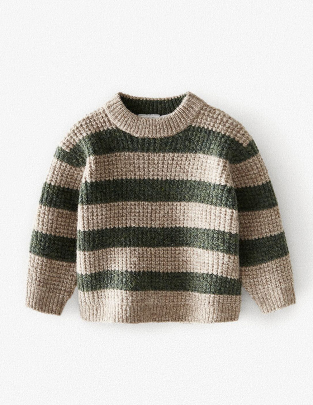 

Свитер Zara ДМ001554 (6458/529/524) цвет бежевый- зеленый 74