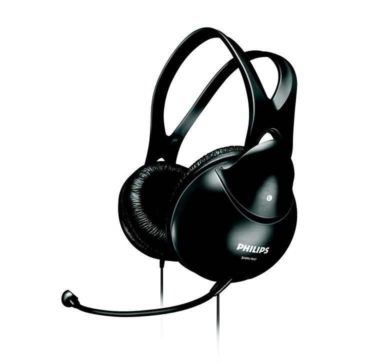

Навушники Philips SHM1900 Чорний (SHM1900/00)