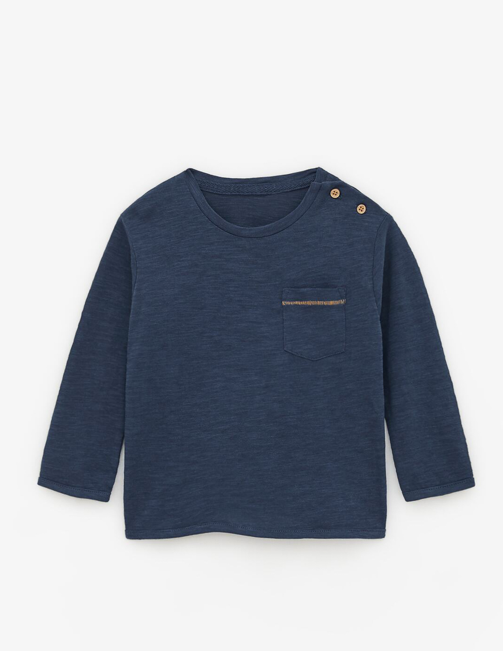 

Футболка д/р Zara ДМ001298 (7134/551/401) цвет синий 104