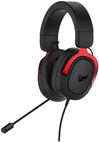 

Навушники ігрові Asus TUF Gaming H3 Червоний/ Чорний (90YH02AR-B1UA00)