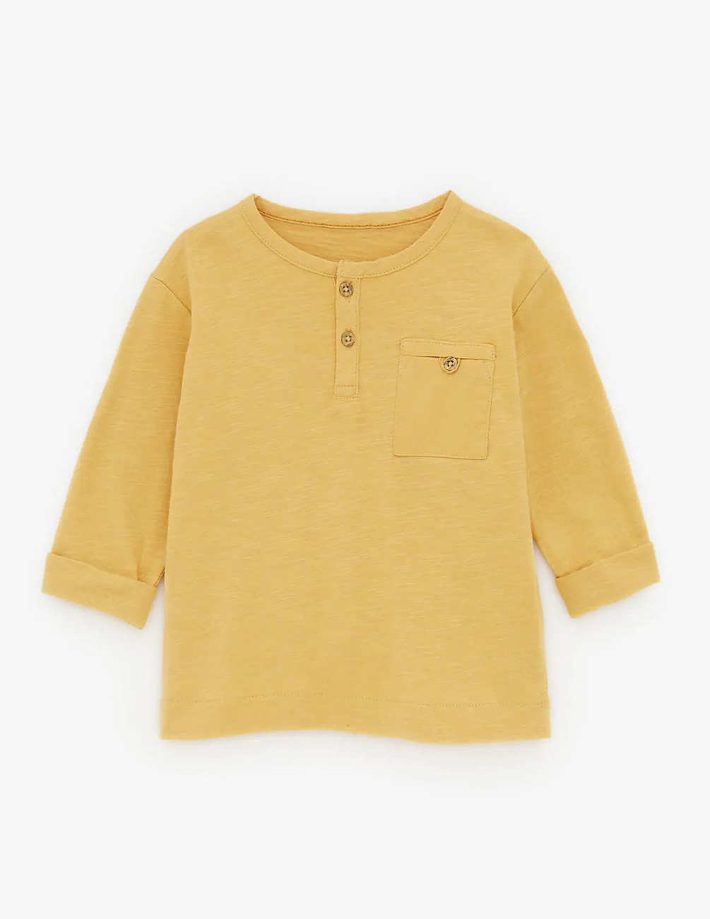 

Футболка д/р Zara ДМ001340 (1716/550/703) цвет желтый 80