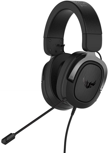 

Навушники ігрові Asus TUF Gaming H3 Gun Metal Чорний/ Cірий (90YH028G-B1UA00)