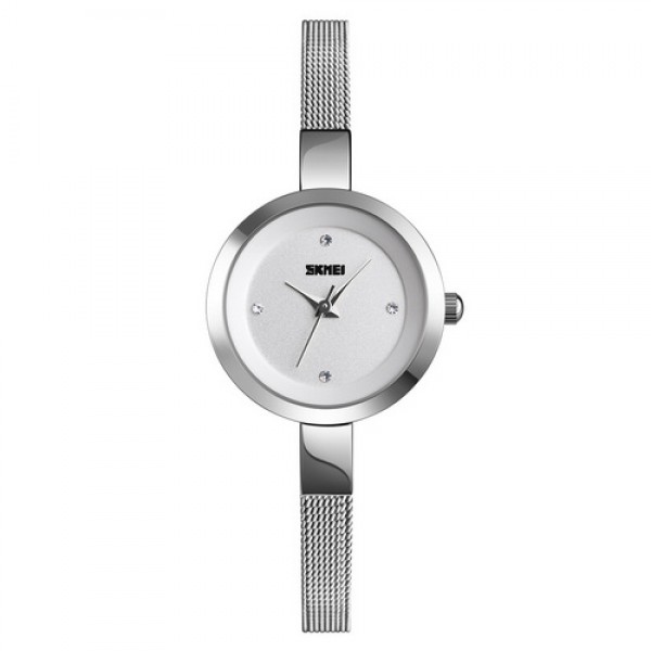 

Наручные часы Skmei 1390 Silver-White женские кварцевые + подарочная коробка