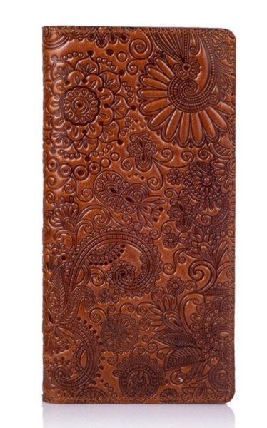 

Кожаное портмоне Hi Art Mehendi Art WP-05-C18-1244-T005 Коричневый