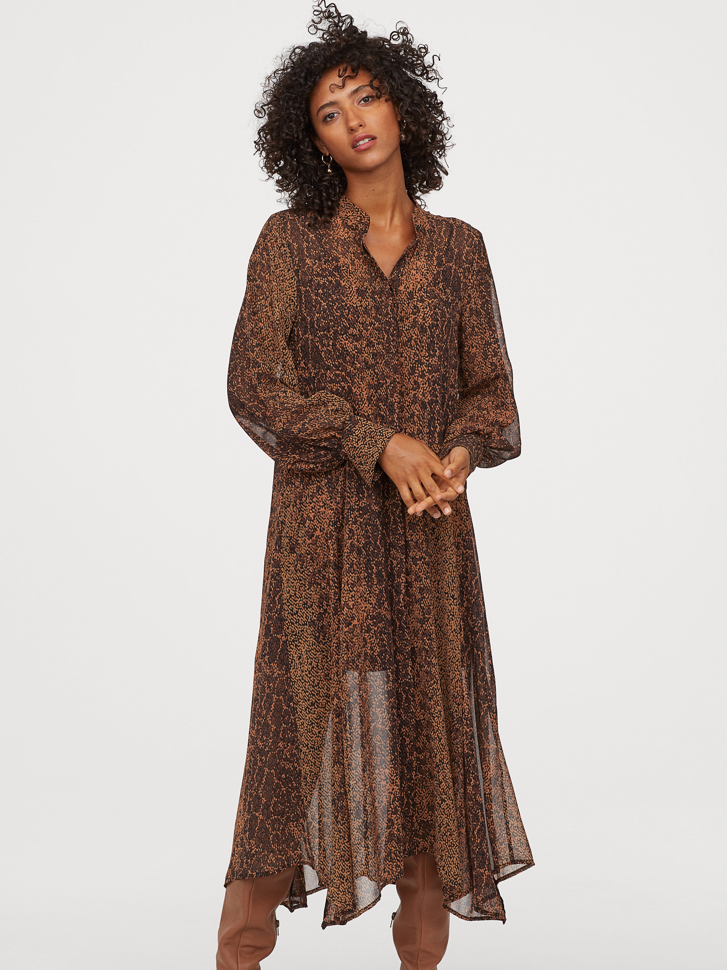 Сукня міді осіння жіноча H&M 0809372_0 32 Коричнева (СА2000001398593) від Rozetka на платформі USKIDKA Акція на Сукня міді осіння жіноча H&M 0809372_0 32 Коричнева (СА2000001398593) від Rozetka
